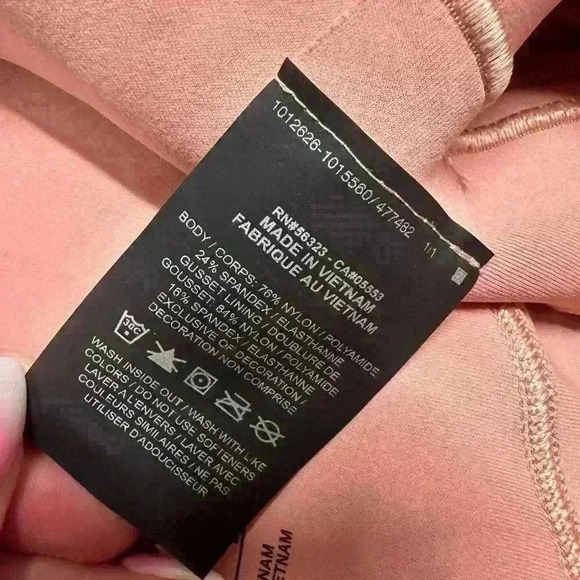 Nike Peach Women’s Leggings Size 2XL - Picture 6 of 8